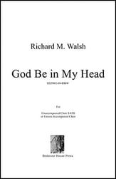 God Be in My Head SATB choral sheet music cover